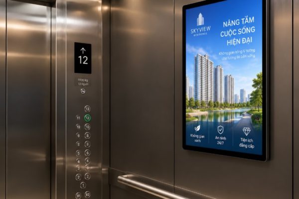 Hệ thống quản lý nội dung cho màn hình thang máy